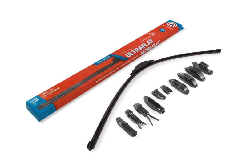 Бескаркасные дворники в действии